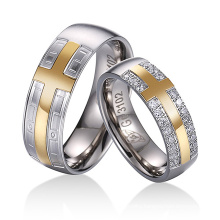 Wholesale Luxury Elegant Simple Wedding Ring Couple Ring